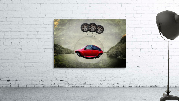 a flying car Wall Preview