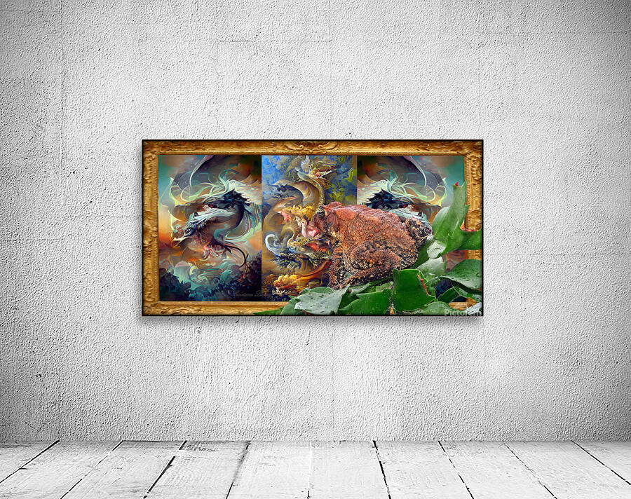 Toad Looking At Artwork Wall Preview