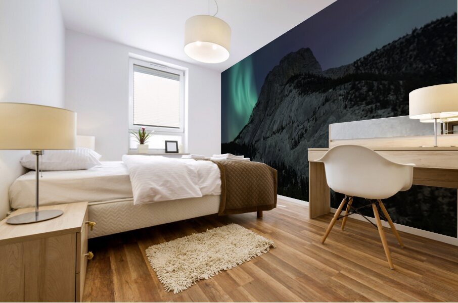 Beneath the Dancing Sky Mural print