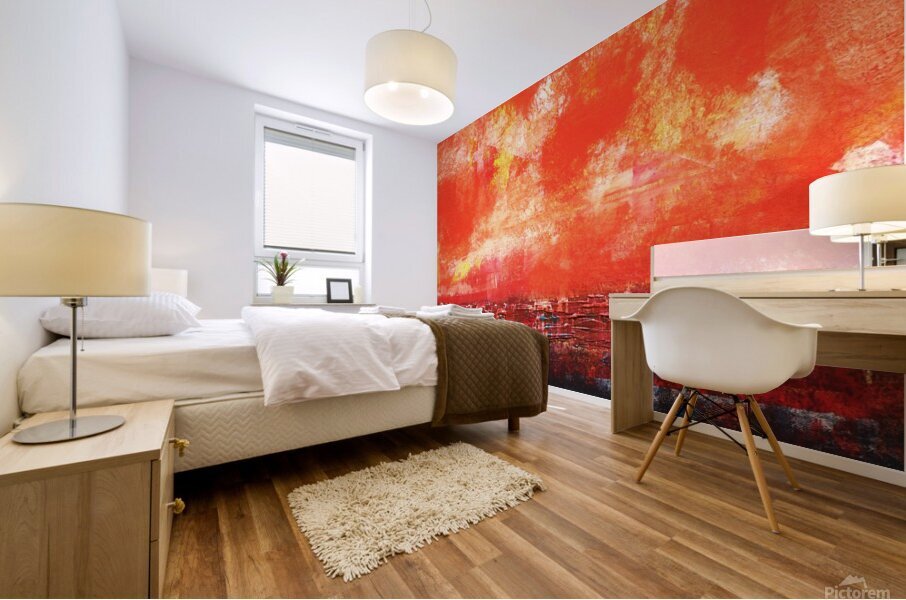 Raging Clouds Mural print