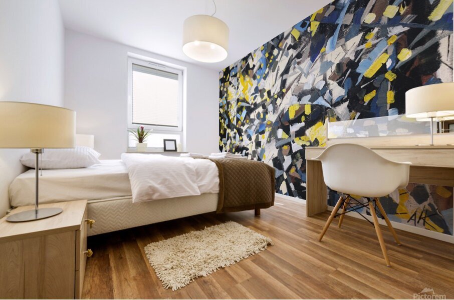 Energetic entanglment Mural print