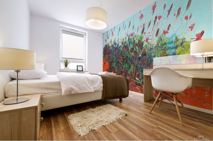 Cattails Mural print