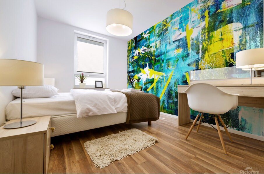 Breezy Blue  Mural print