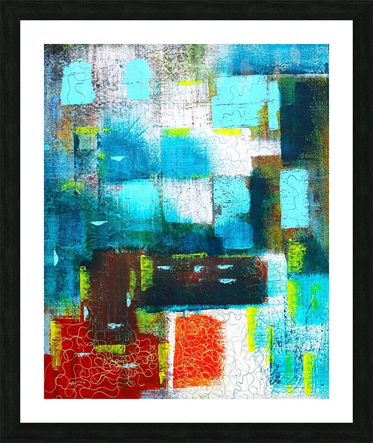 Lost in Thoughts Picture Frame print