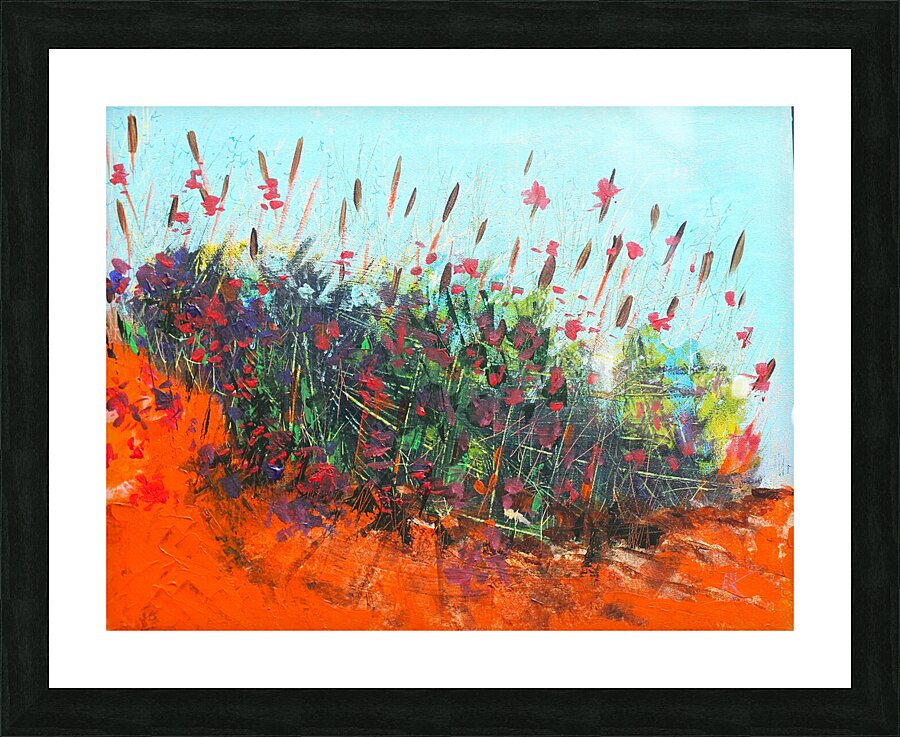 Cattails Picture Frame print