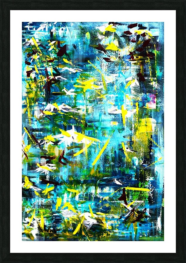 Breezy Blue  Picture Frame print