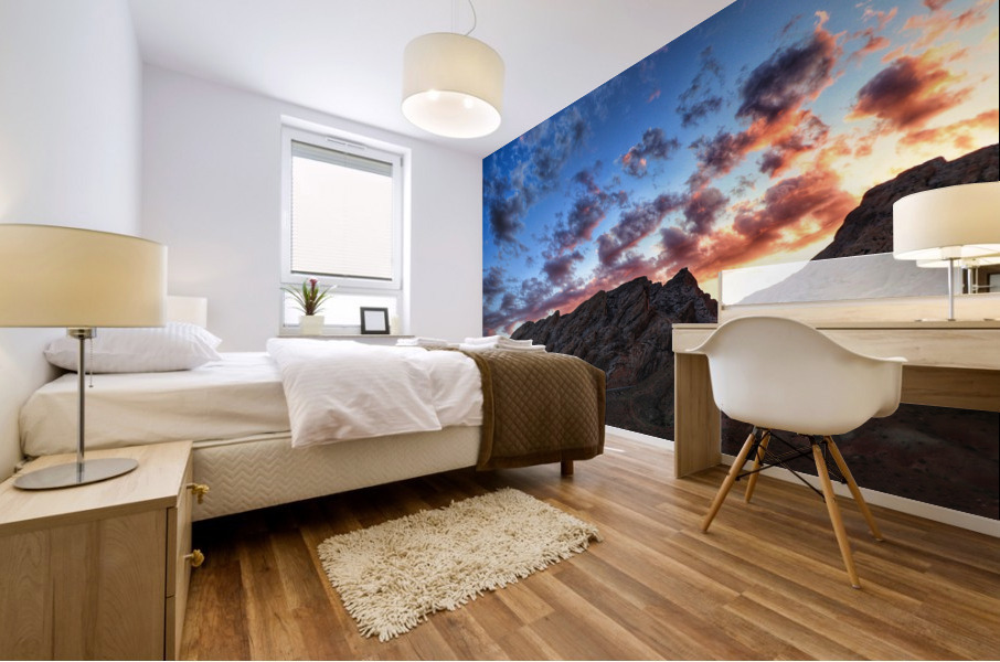 Encroaching nightfall Mural print