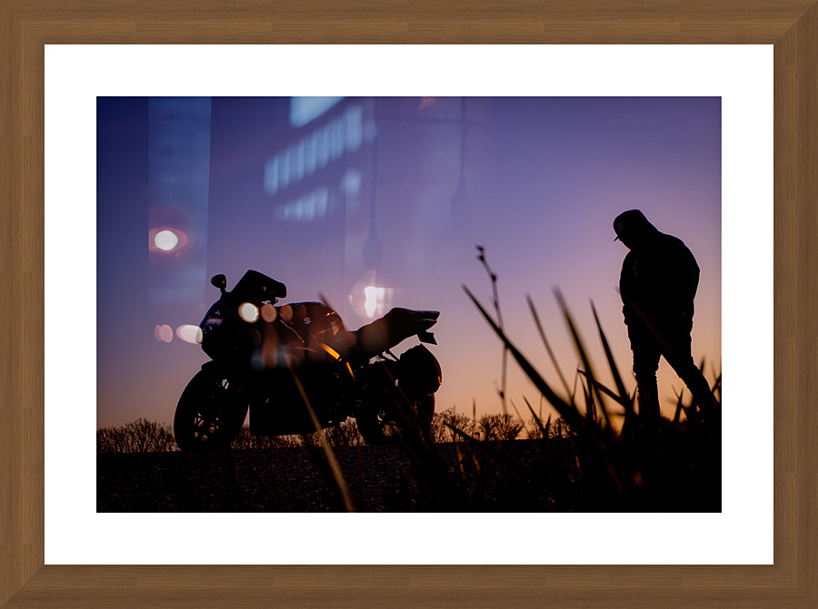 Time To Ride Picture Frame print