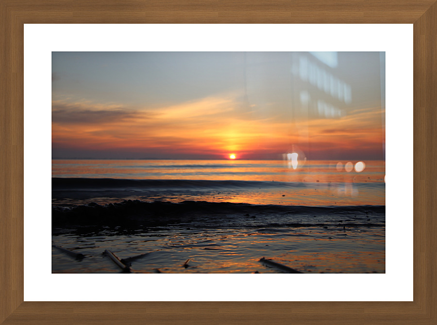 Wave The Sun Away Picture Frame print
