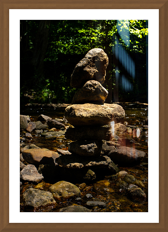Finding Balance Picture Frame print