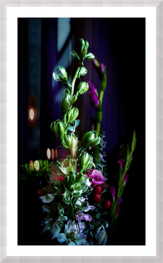 Floral Matte Picture Frame print