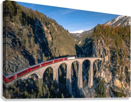Switzerland Trains 5 Canvas Print