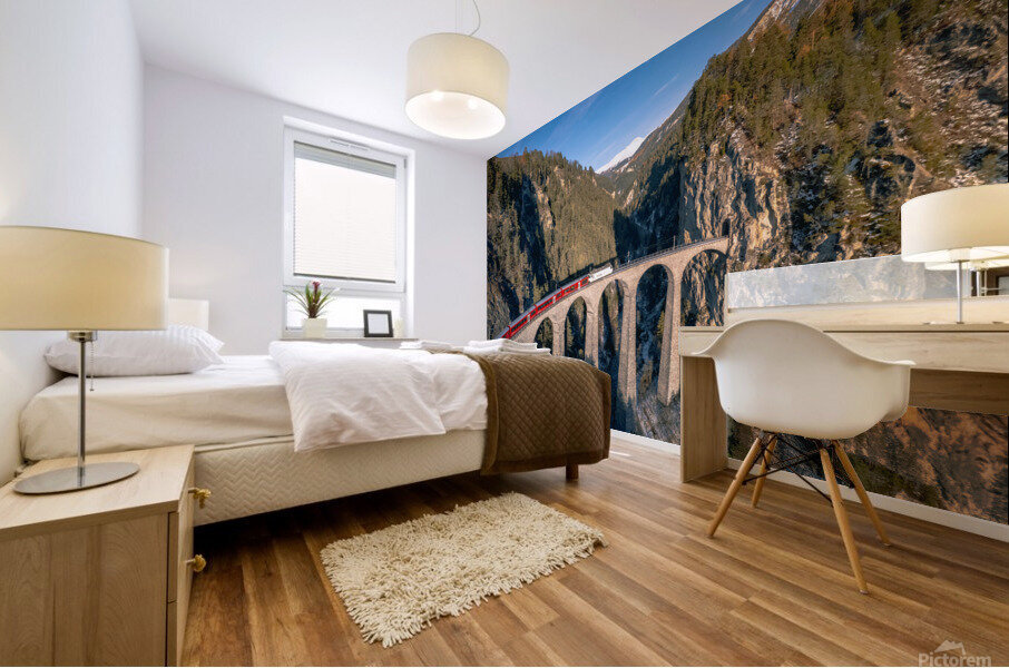 Switzerland Trains 5 Mural print
