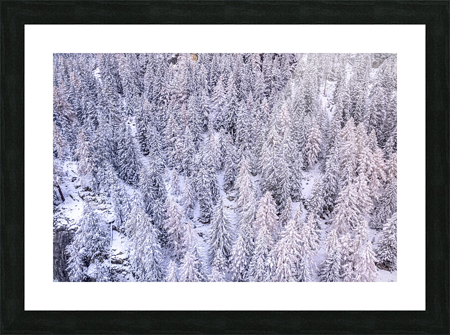 Switzerland Winter Landscape 7 Picture Frame print
