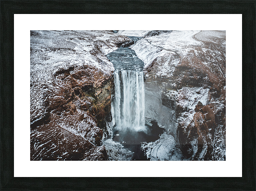 Skogafoss Waterfall 7 Picture Frame print
