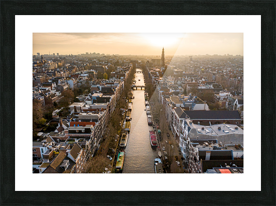 Amsterdam Canals 9 Picture Frame print
