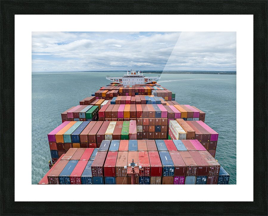 Container Ship 7 Picture Frame print