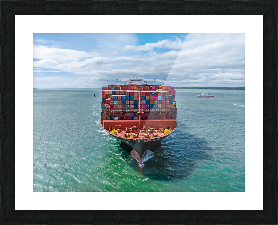 Container Ship 11 Picture Frame print