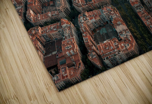 Barcelona City cloudvisual puzzle