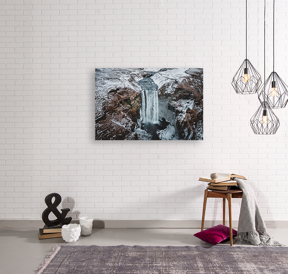 Skogafoss Waterfall 7 Reproduction