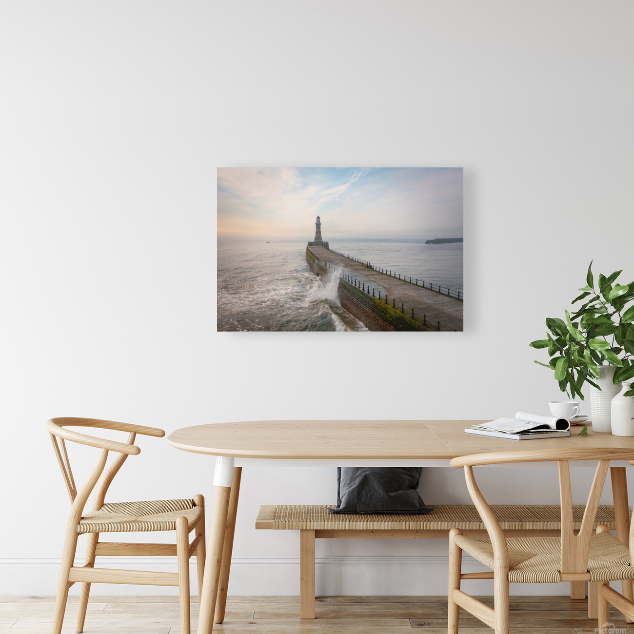 Roker Lighthouse 2 copy Reproduction