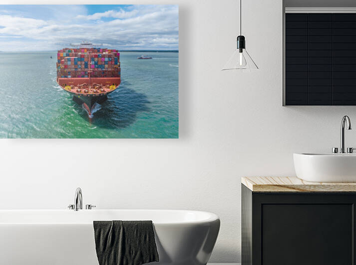 Container Ship 11 by cloudvisual