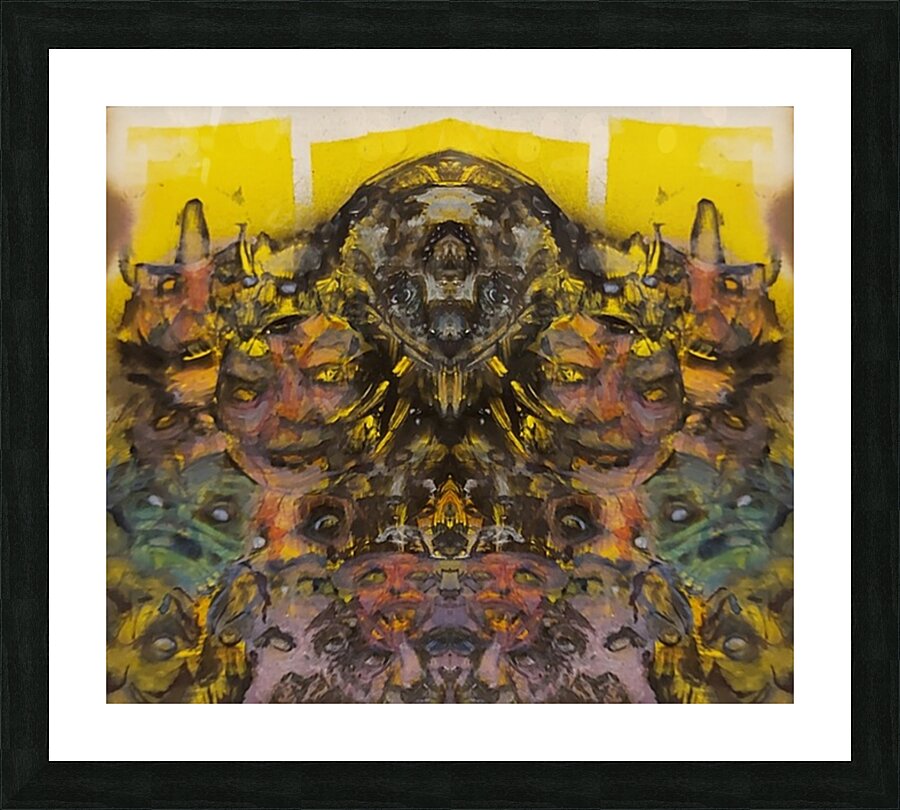 ElliotTayti psudo singularity Picture Frame print