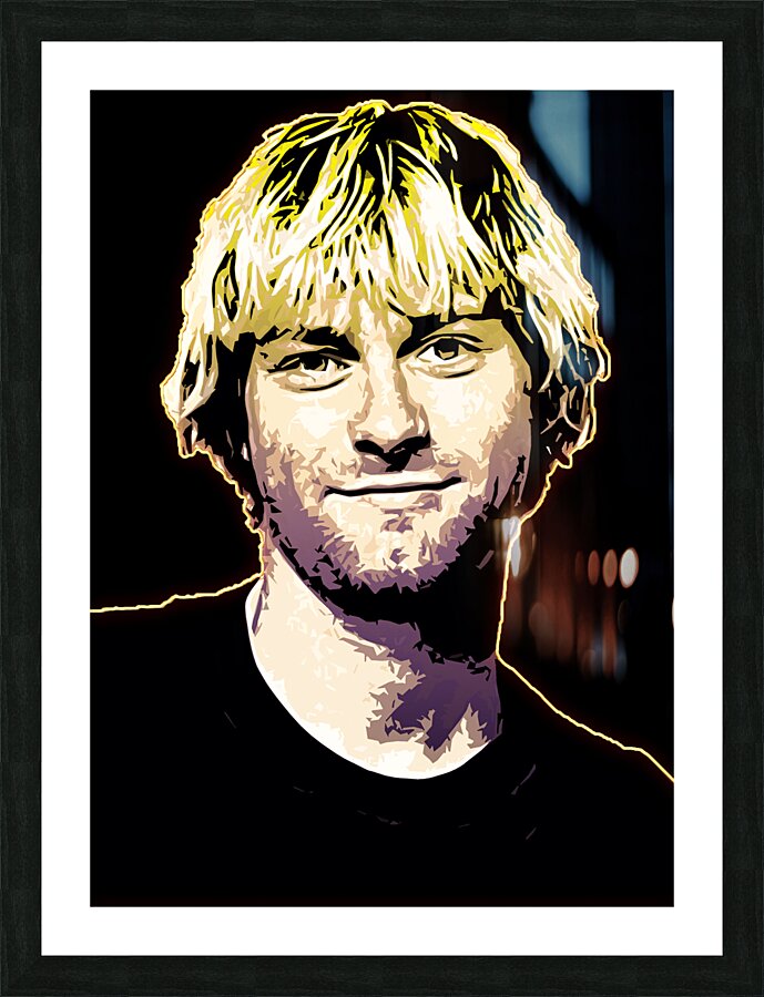 Pop Art Cobain Picture Frame print