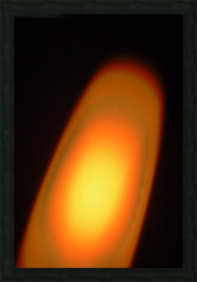 Light Being Gold Picture Frame print