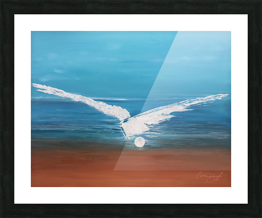 Angel Sky Picture Frame print