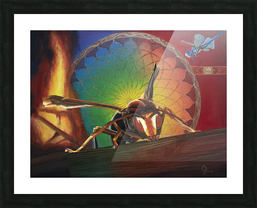 Wasp Awakening  Picture Frame print