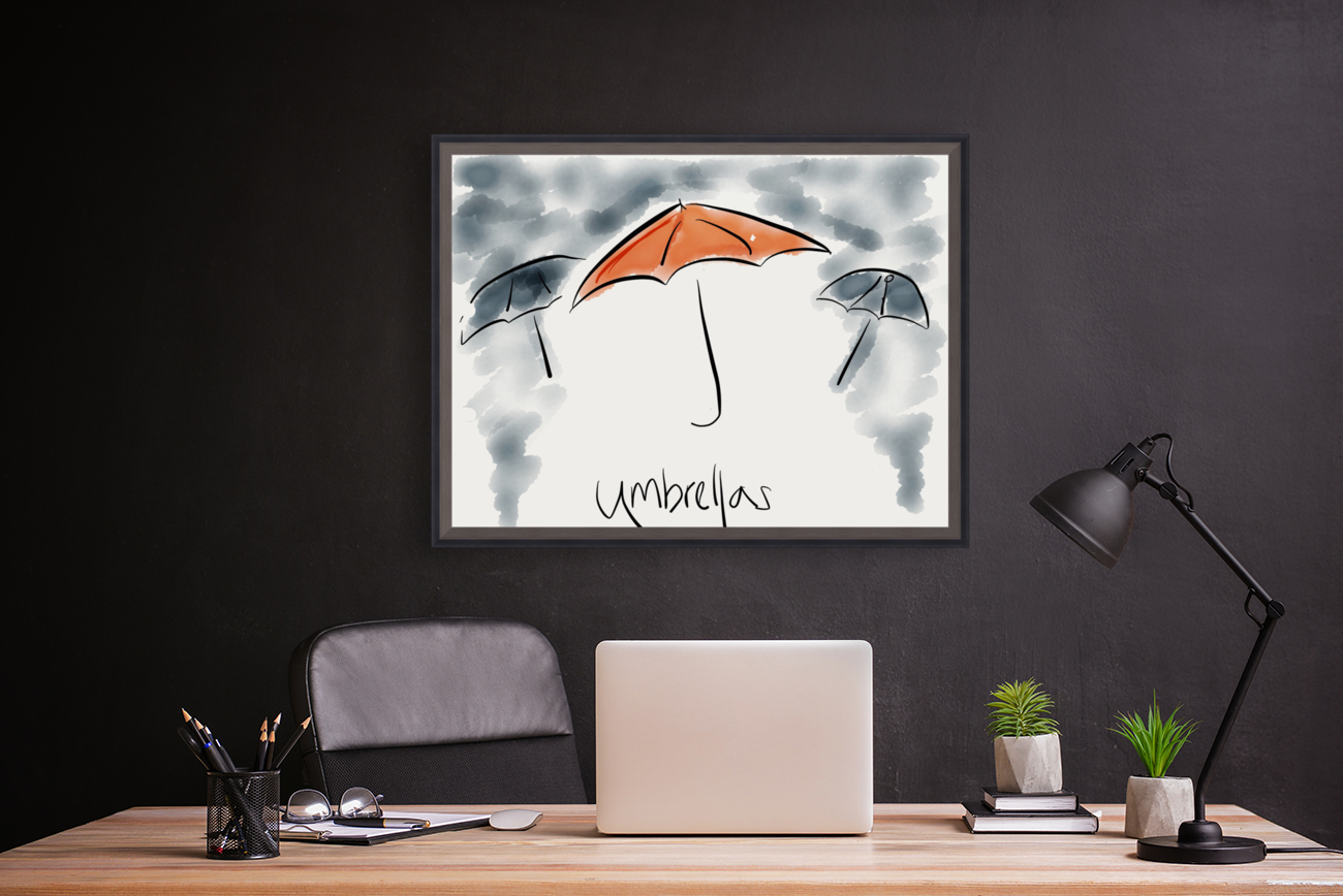 Umbrellas Reproduction