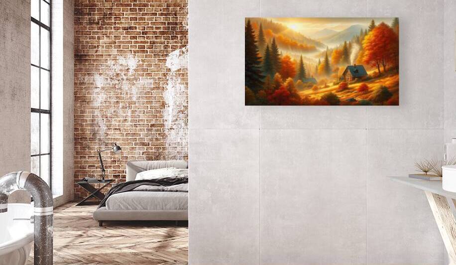 Golden Forest Escape 3 by  Serene Walls
