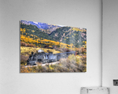 CHAMA NARROW GAUGE TRAIN VERSION PAINTERLY Acrylic Print