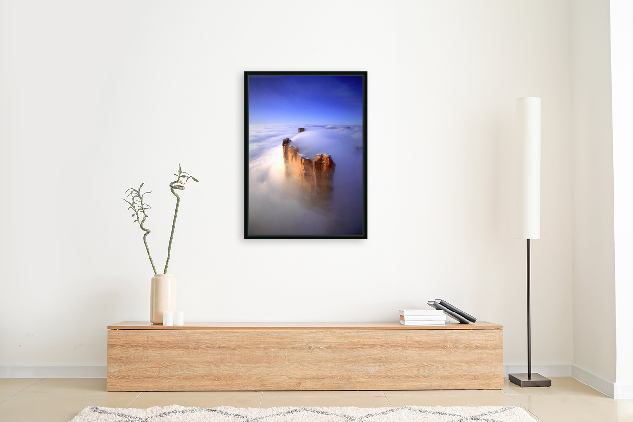 MONUMENT VALLEY IN CLOUDS Reproduction
