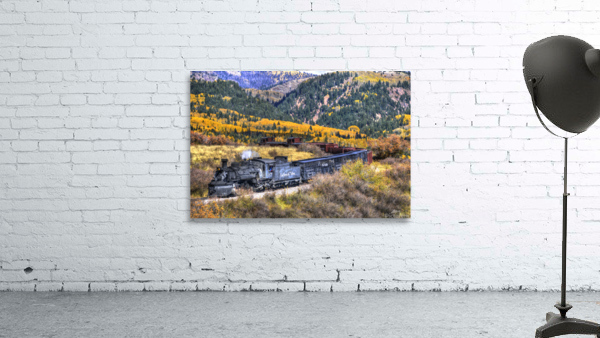 CHAMA NARROW GAUGE TRAIN VERSION PAINTERLY Wall Preview