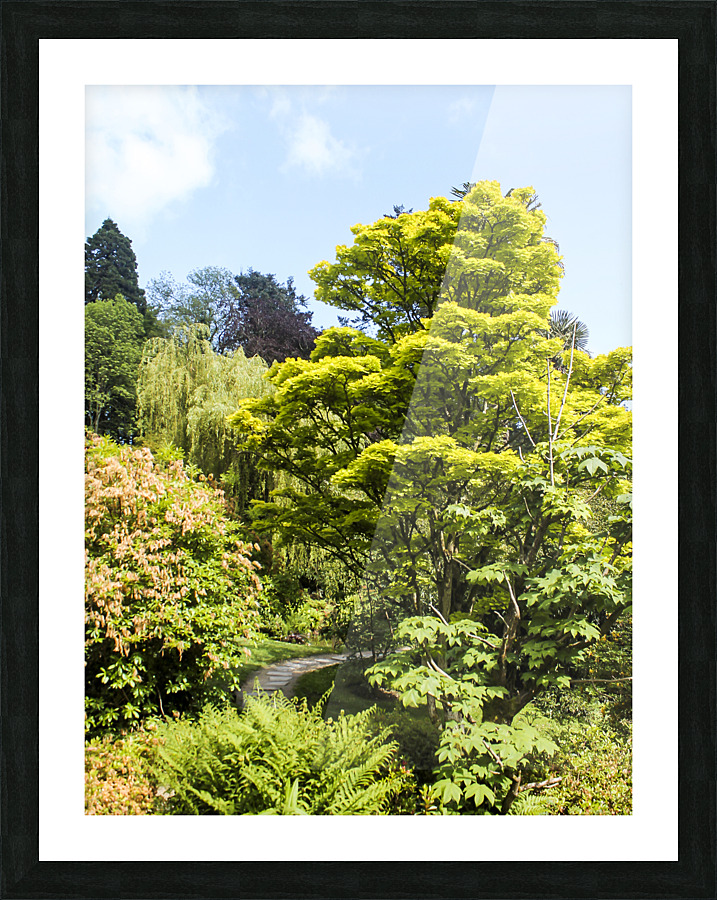 Intense Green Picture Frame print