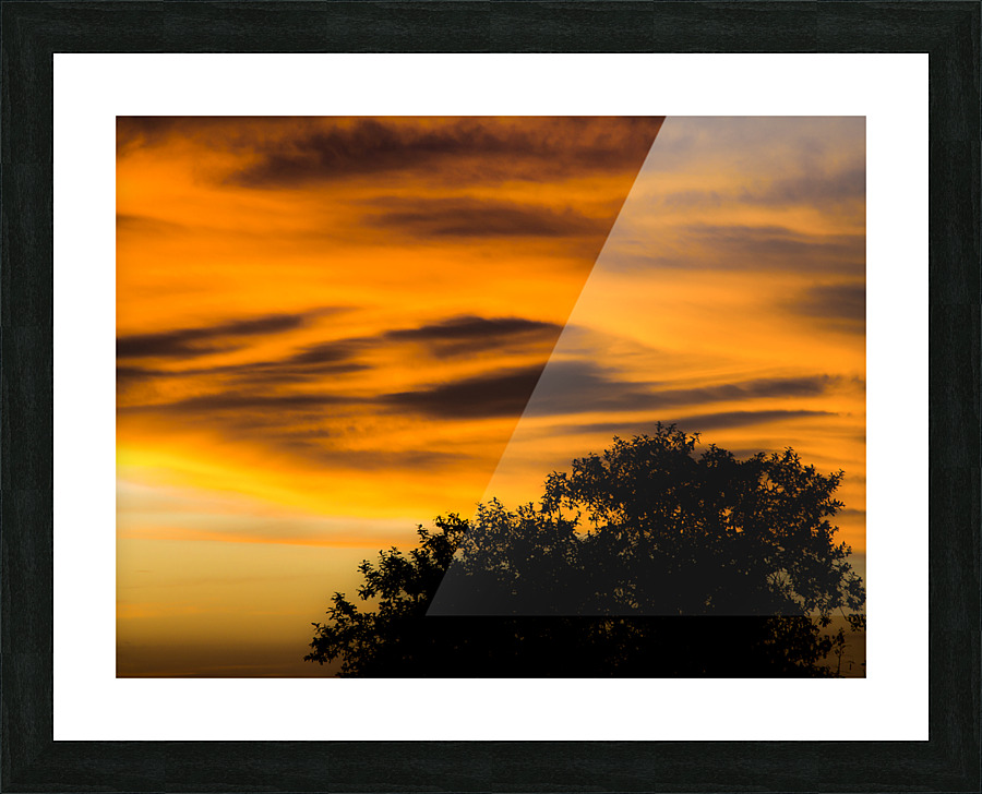 Fire in the Sky Picture Frame print
