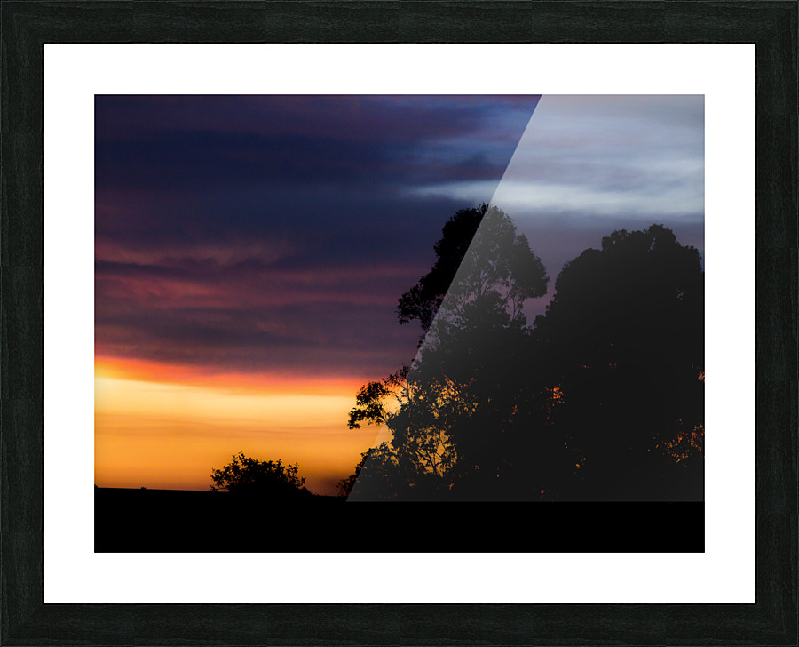 Dark Dusk Picture Frame print
