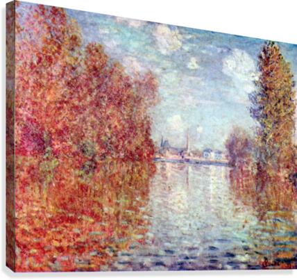 Autumn in Argenteuil Canvas Print