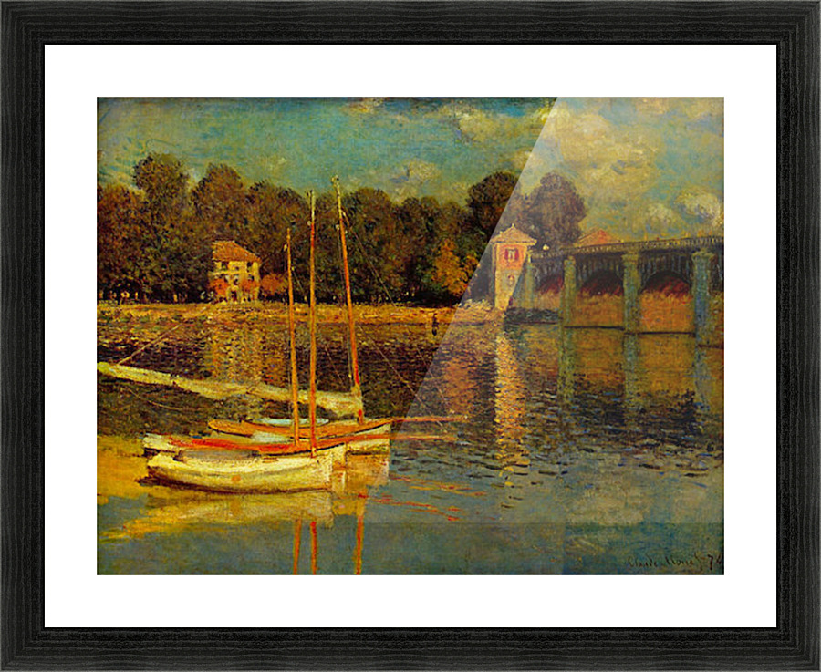 Bridge at Argenteuil Picture Frame print