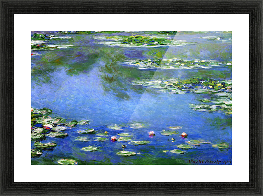 Water Lilies Picture Frame print