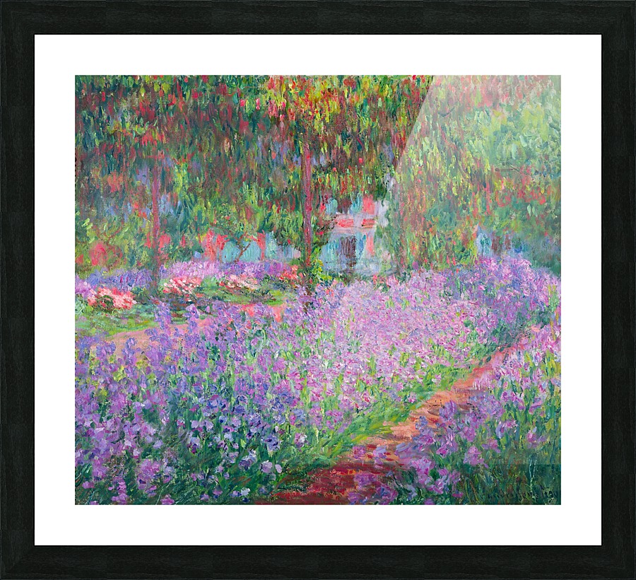 Artists Garden Picture Frame print