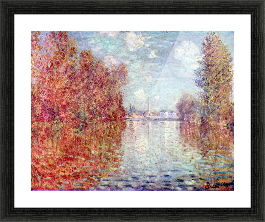 Autumn in Argenteuil Picture Frame print