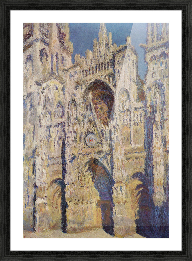 Cathedral at Rouen Picture Frame print