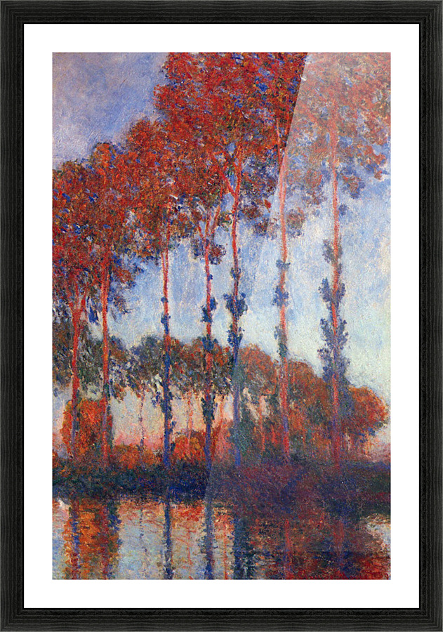 Poplars Picture Frame print