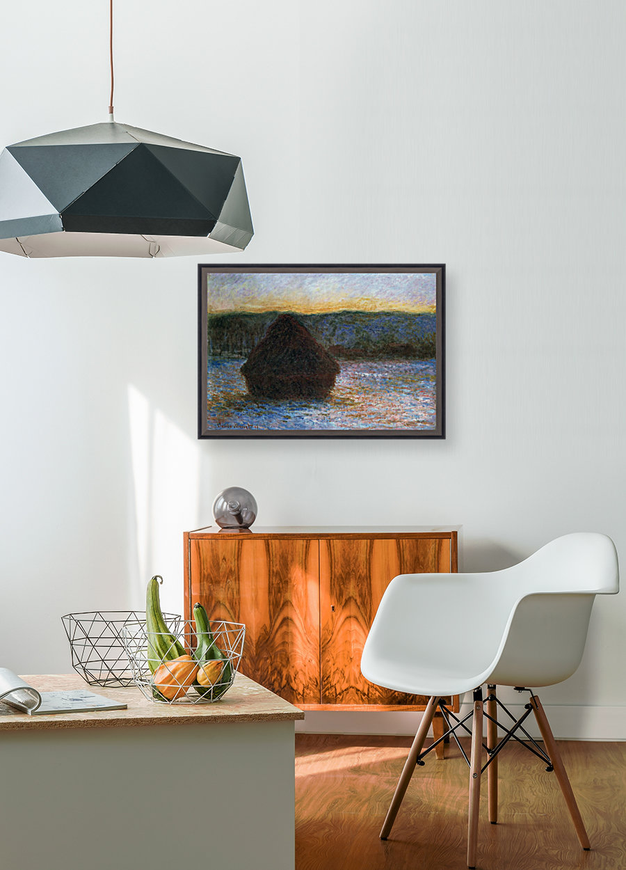 Haylofts thaw sunset Reproduction