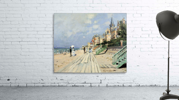 Beach at trouville Wall Preview