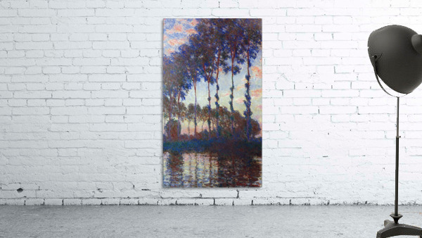 Poplars sunset Wall Preview