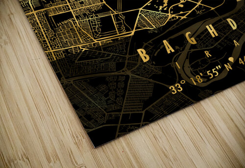 Baghdad Map Iraq Mapolis puzzle